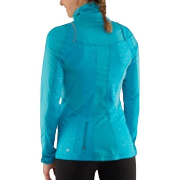 Lululemon Featherweight Hybrid Jacket Run Rare Hard to Find Surge Blue Teal 8 - Picture 2 of 11